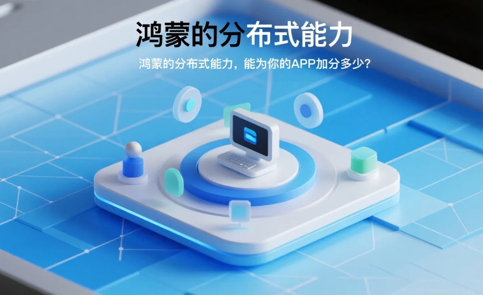 鸿蒙的分布式能力,能为你的APP加分多少?